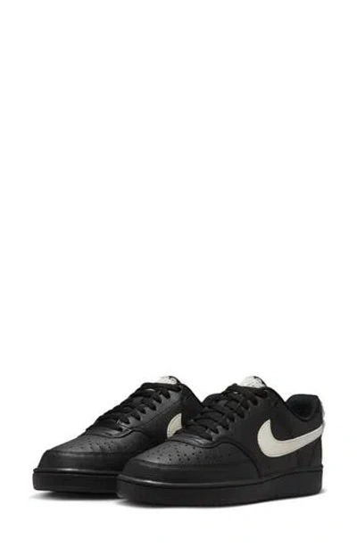 Nike Court Vision Sneaker In Black