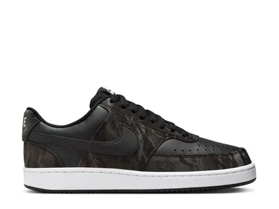 Nike Court Vision Low Sneakers In Black