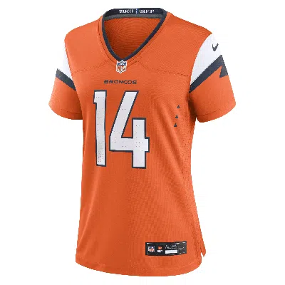 Nike Courtland Sutton Denver Broncos  Women's Nfl Game Football Jersey In Orange