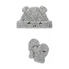 Nike Babies' Cozy Comfort Toddler 2-piece Beanie Set In Grey