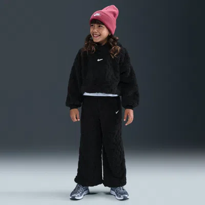 Nike Cozy Little Kids' Pullover Hoodie And Pants Set In Black