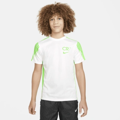 Nike Cr7 Big Kids' Dri-fit Academy23 Soccer Top In White