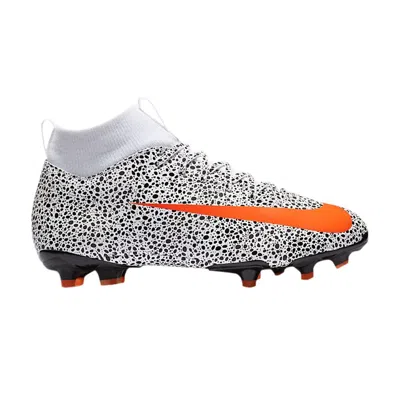 Pre-owned Nike Cr7 X Mercurial Superfly 7 Academy Mg Gs 'safari' | Orange | Kid's Size 4