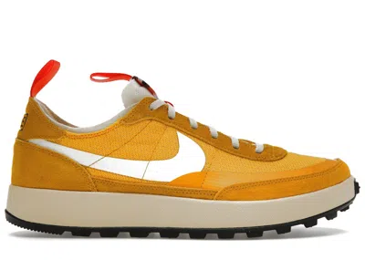 Pre-owned Nike Craft General Purpose Shoe Tom Sachs Archive Sneakers In Dark Sulfur/white/light Cream
