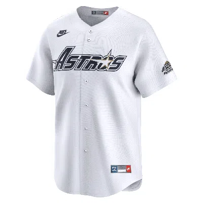 Nike Craig Biggio Houston Astros Cooperstown  Men's Dri-fit Adv Mlb Limited Jersey In White
