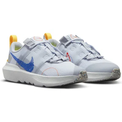 Nike Kids'  Crater Impact Sneaker In Football Grey/game Royal