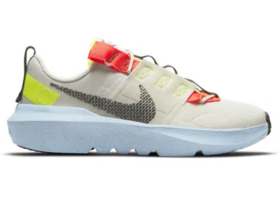 Pre-owned Nike Crater Impact Sneakers In Light Bone/stone/volt