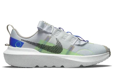 Pre-owned Nike Crater Impact Sneakers In Pure Platinum/black/electric Green In Multi