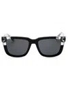 Nike Crescent Fall Rectangular Mini Sunglasses For Men In Black