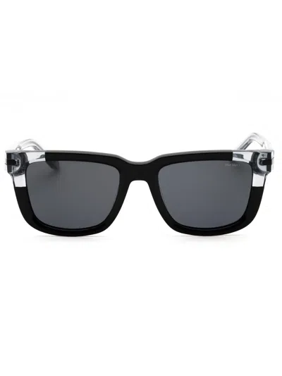 Nike Crescent Fall Rectangular Mini Sunglasses For Men In Black