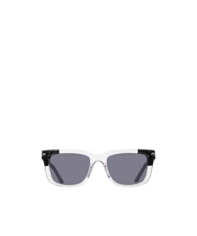 Nike Crescent Fall Square Frame Sunglasses In Gray