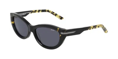 Nike Crescent Fawn Ih0918x 010 Women's Sunglasses Black Size 55
