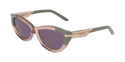 Nike Crescent Fawn Ih0918x 200 Women's Sunglasses Brown Size 55