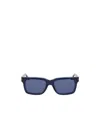 Nike Crescent I 54mm Rectangular Sunglasses In Blue
