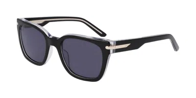 Nike Crescent Ii Ev24018 010 Women's Sunglasses Black Size 52