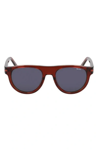 Nike Crescent Iii 54mm Round Sunglasses In Gray