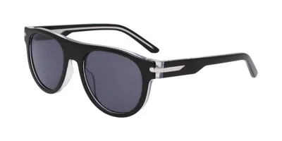 Nike Crescent Iii Ev24019 010 Men's Sunglasses Black Size 52 In Yellow