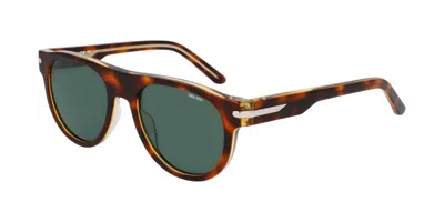 Nike Crescent Iii Ev24019 298 Men's Sunglasses Tortoiseshell Size 52 In Yellow