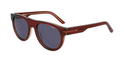 Nike Crescent Iii Ev24019 661 Men's Sunglasses Brown Size 52 In Transparent