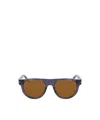 Nike Crescent Iii 54mm Round Sunglasses In Blue
