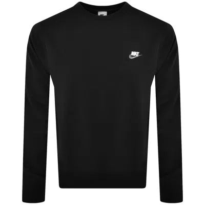 Nike Crew Neck Club Sweatshirt Black