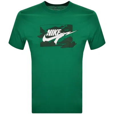 Nike Crew Neck Club T Shirt Green