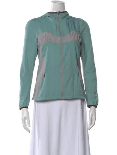 Pre-owned Nike Crew Neck Long Sleeve Hoodie In Green