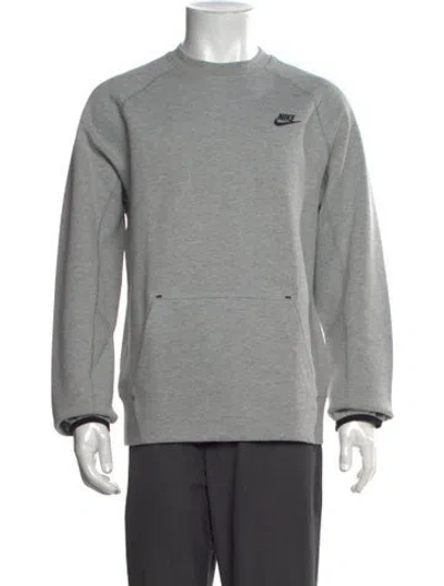 Pre-owned Nike Crew Neck Long Sleeve Pullover W/ Tags In Gray