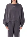 Nike Crew-neck Oos Sweatshirt In Gray