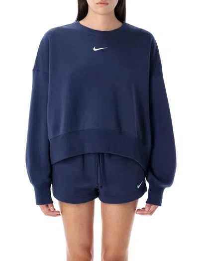 Nike Crew-neck Oos Sweatshirt In Blue