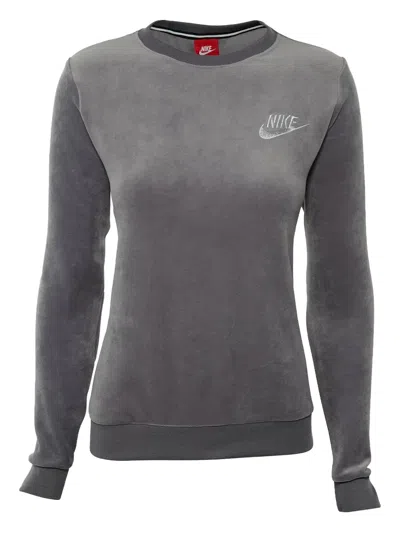 Nike Crew-neck Sweatshirt In Gray