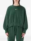Nike Phoenix Fleece Oversized Sweatshirt In Green