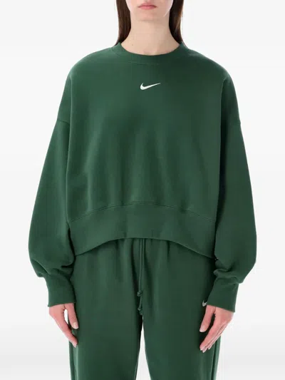 Nike Crew-neck Sweatshirt In Green