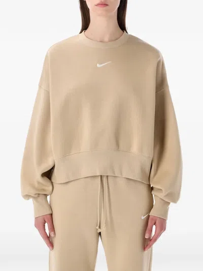 Nike Crew-neck Sweatshirt In Neutral