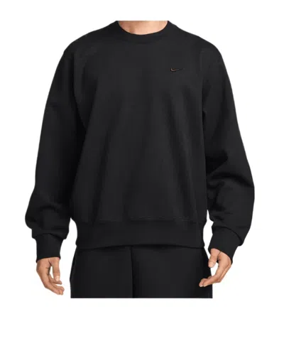 Nike Crew-neck Sweatshirt In Black