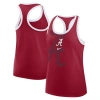 Nike Crimson Alabama Crimson Tide Primetime Tri-blend Racerback Tank Top In Brown