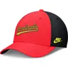 Nike Crimson/black St. Louis Cardinals Neon 90s Rise Swooshflex Hat In Red