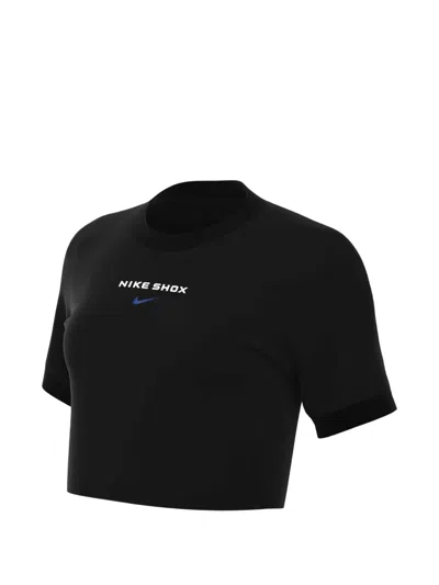 Nike Cropped T-shirt In Black