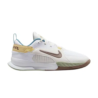 Pre-owned Nike Crosscourt Gs 'white Mink Brown Yellow' | Kid's Size 2.5
