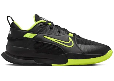 Pre-owned Nike Crosscourt Sneakers In Black/white/volt
