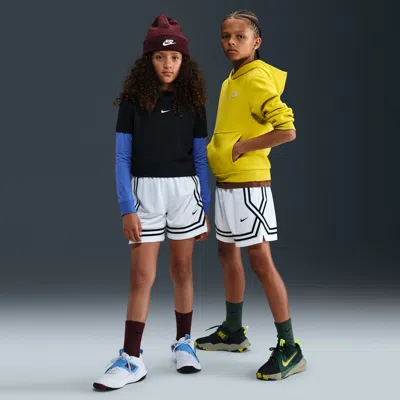 Nike Crossover Big Kids' Dri-fit 5" Basketball Shorts In Black