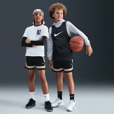 Nike Crossover Big Kids' Dri-fit 5" Basketball Shorts In Black