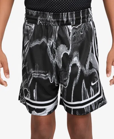 Nike Kids' Crossover Boys' And Girls' 8-20 Dri-fit Basketball Pull-on Shorts In Black