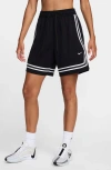 Nike Women's Crossover Dri-fit 7" Basketball Shorts In Black/black/white