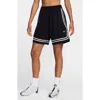 Nike Women's Crossover Dri-fit 7" Basketball Shorts In Black/black/white