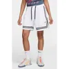 Nike Crossover Dri-fit 7-inch Basketball Shorts In White/black/black