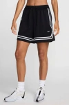 Nike Women's Crossover Dri-fit 7" Basketball Shorts In Black/black/white