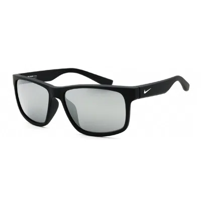 Nike Cruiser Mini Mi Sunglasses With Grey Silver Mirror In Black