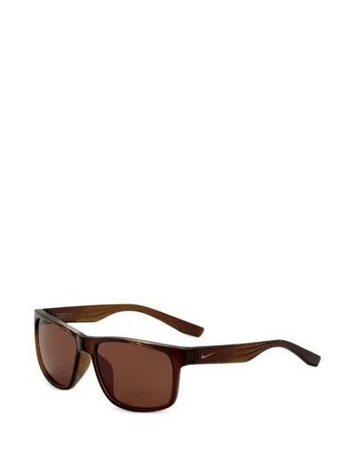 Nike Cruiser Square-frame Sunglasses In Brown
