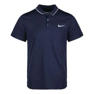 Nike Ct Dry Polo Team Polo Shirt Navy Blue Dark Blue In Black